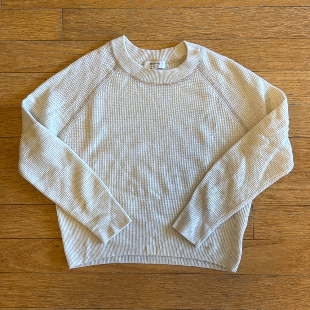 Madewell - 100% Cashmere - Waffle Knit Sweater - XS
